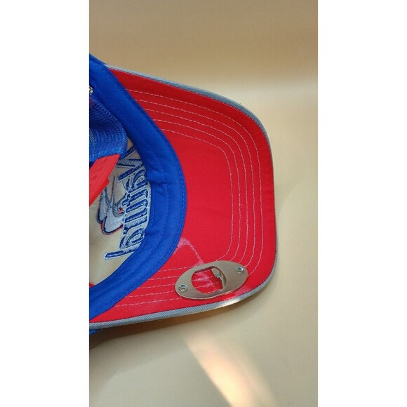 Natural Light Beer Snapback Mesh Trucker Hat Natty Lite Bottle Opener -Preowned - Picture 6 of 6